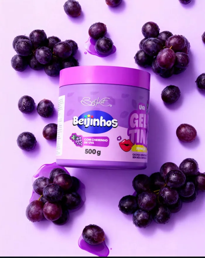 Gelatina Capilar Uva Belkit 500g