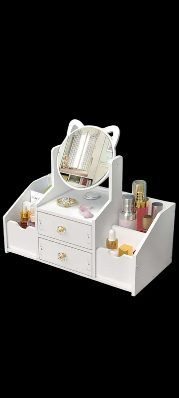 ORGANIZADOR DE MAQUILLAJE CON ESPEJO  1