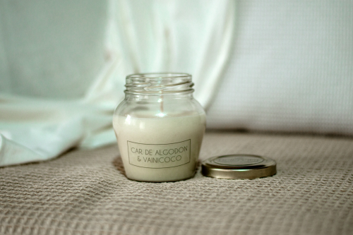 Vela Almendra (cera de soja) 2