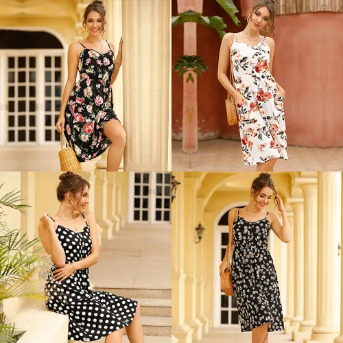 Chic and  breezy Spaghetti Strap Party Dresses  2