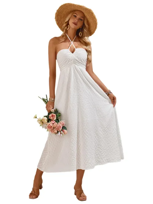 Summer Breeze Strapless Maxi Dress  