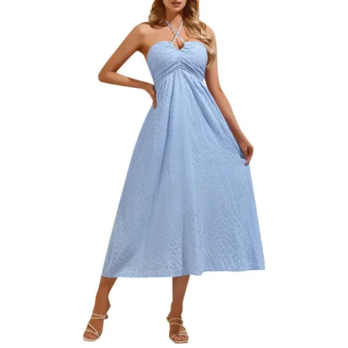 Summer Breeze Strapless Maxi Dress   3