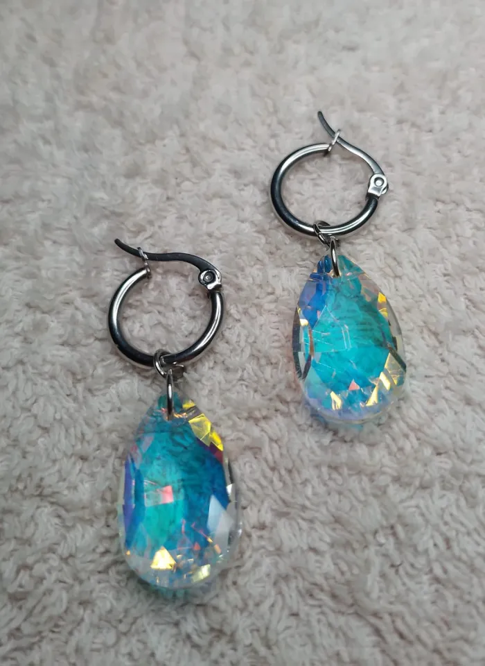 Aros de Acero Quirúrgico de Cristal Brillante
