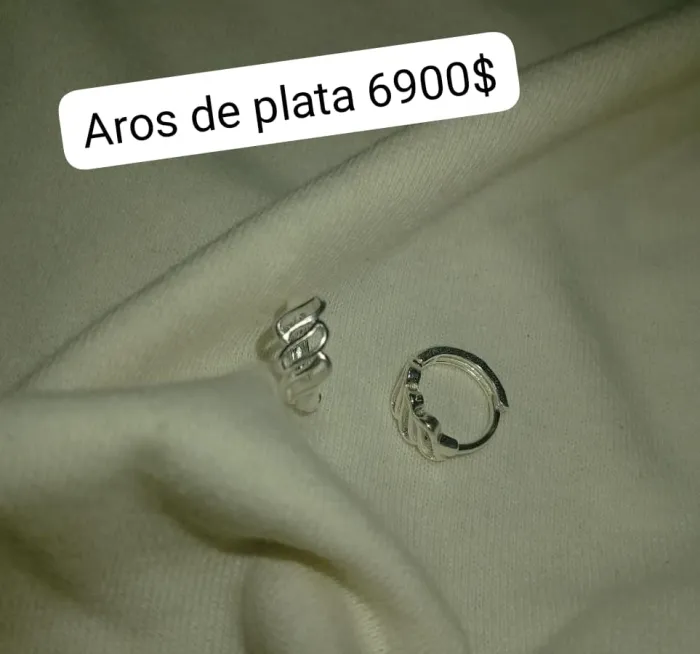 Aros de Plata Elegantes 2