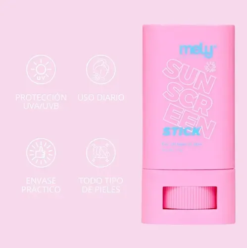 Protector Solar en barra SPF +50 mely