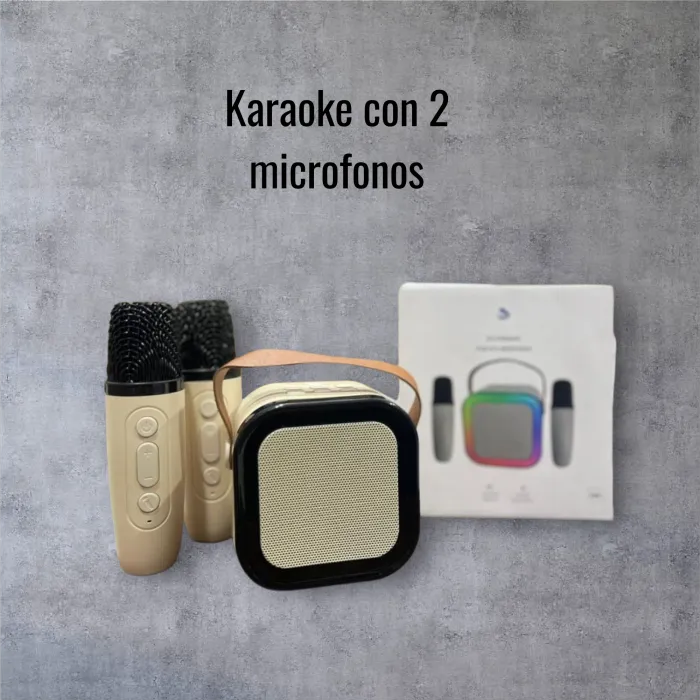 Karaoke con 2 micrófonos 