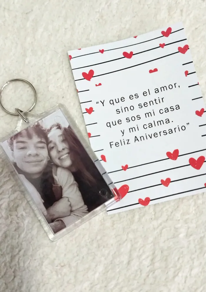 Llaveros portafoto con canción 2