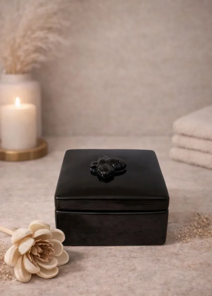 Caja de Cerámica Esmaltada Abejita - White 2