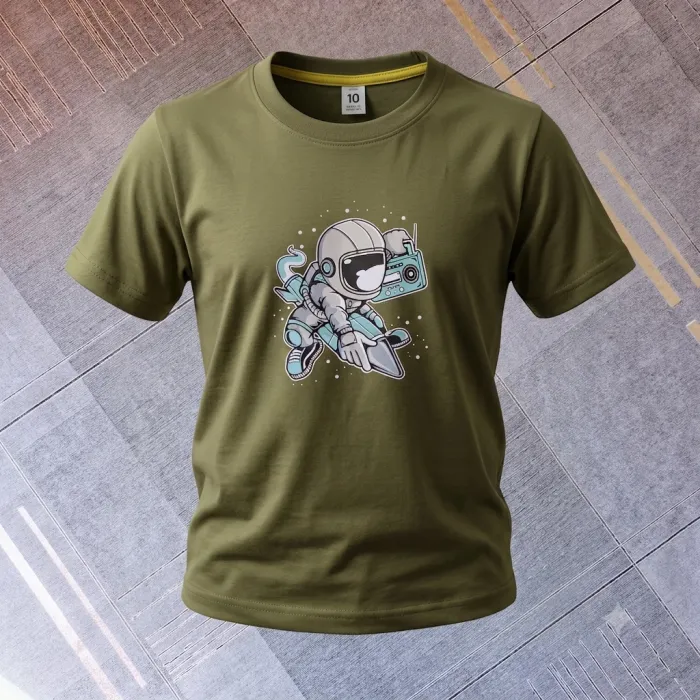 Polera ASTRONAUTA TURQUESA