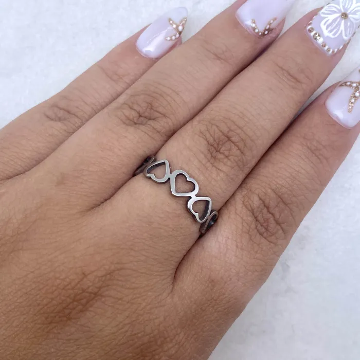 Anillo corazon