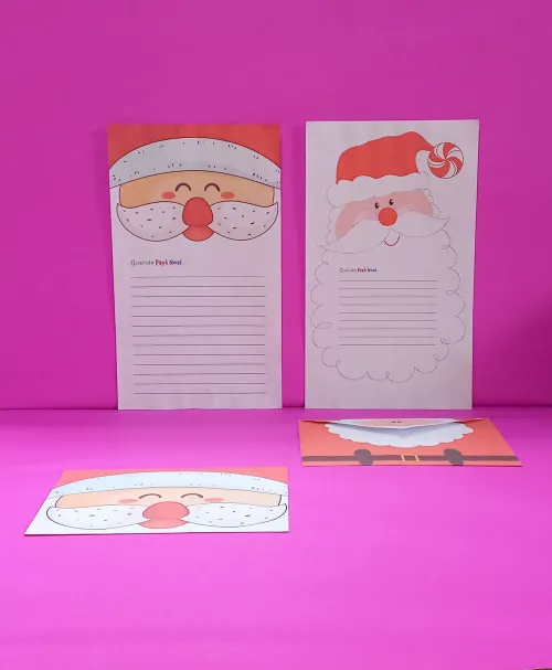 Cartas y sobres para Papá Noel 