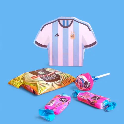 Bolsita golosinera en forma de camiseta