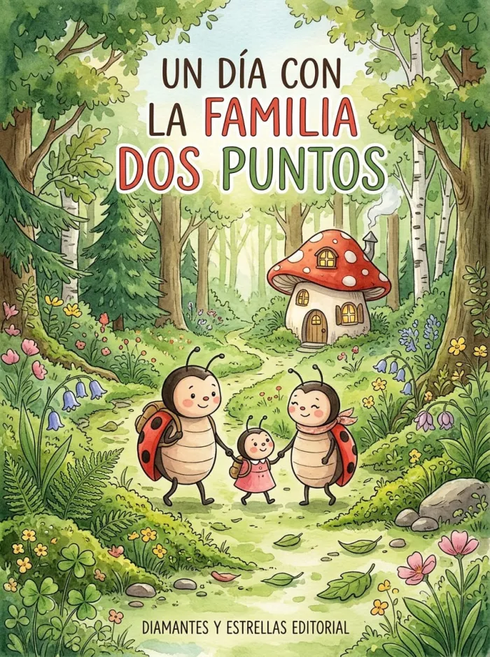 Un día con la familia Dos Puntos - Cuento infantil