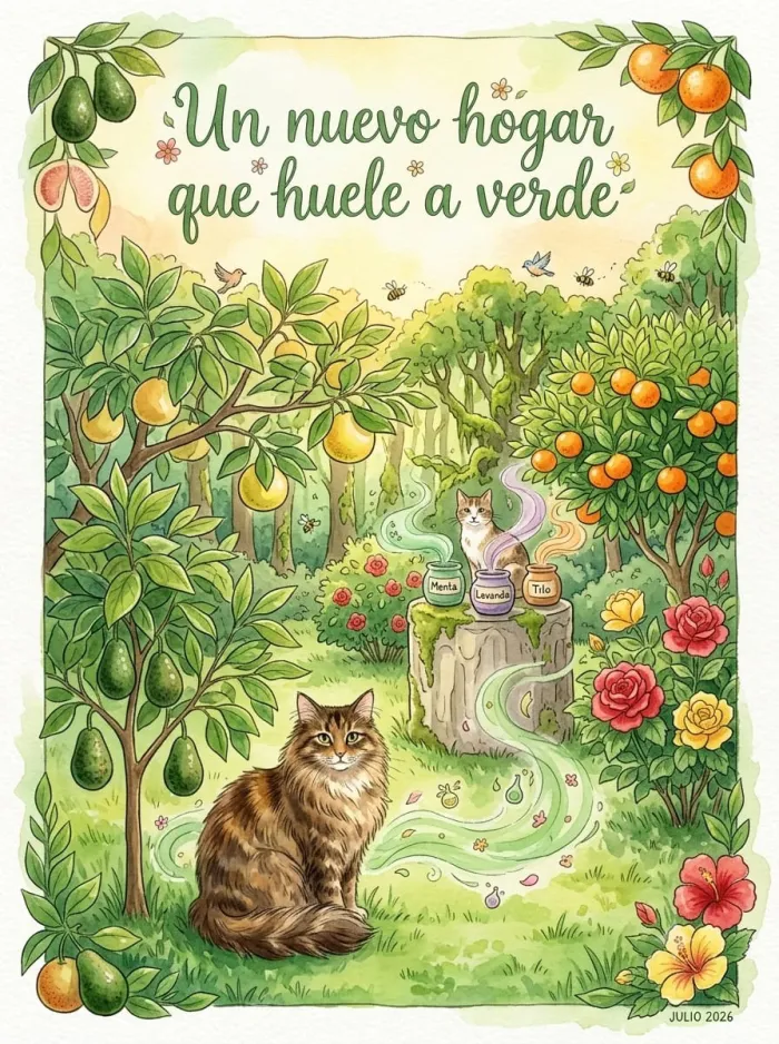 Un nuevo hogar que huele a verde - Cuento infantil