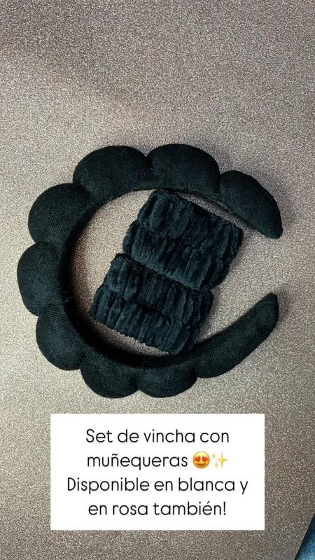 Set de vincha + muñequeras  3