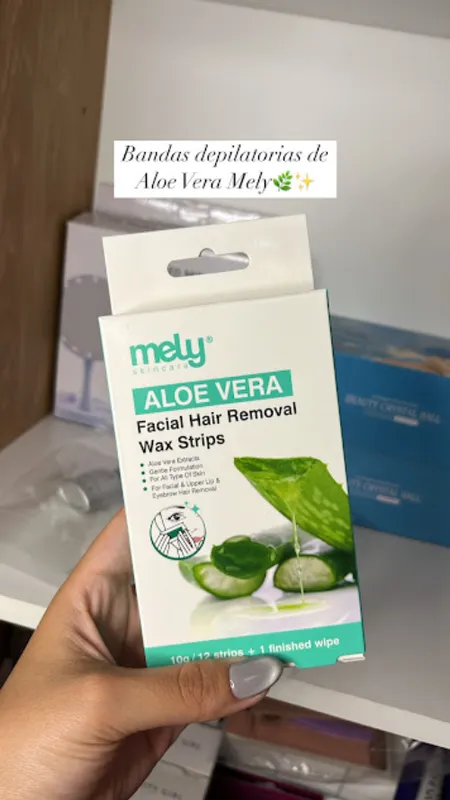 Bandas depilatorias aloe vera Mely