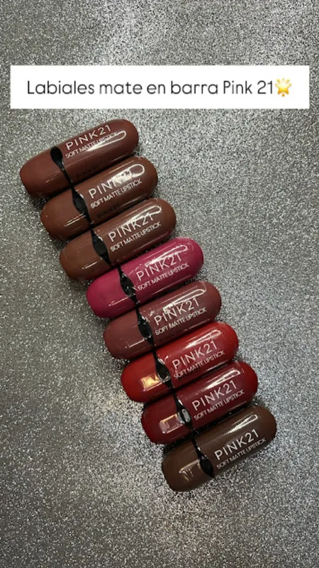 Labial matte barra Pink 21