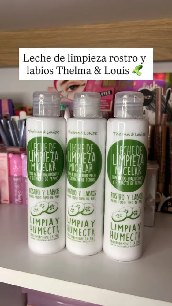 Leche de limpieza rostro y labios Thelma & Louis