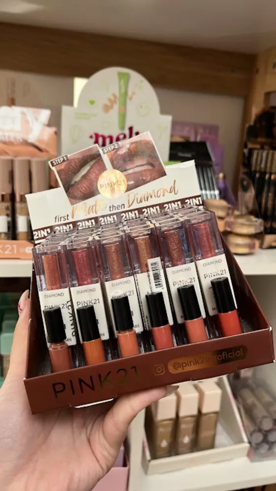 Labial matte + Gloss Pink 21