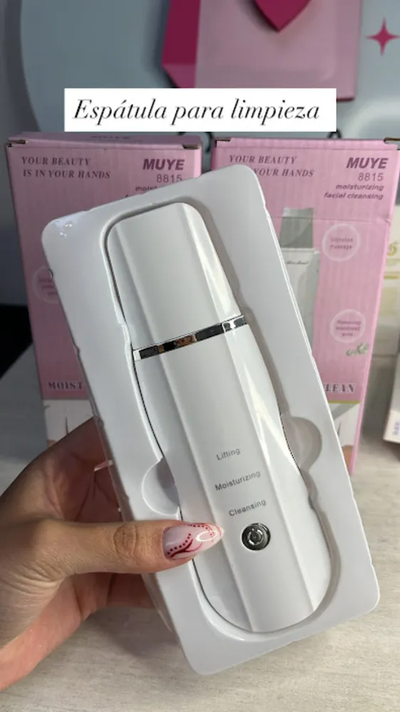 Espátula ultrasónica facial