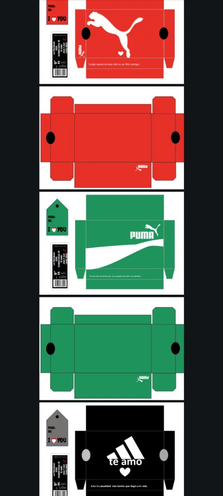 Caja de medias NIKE, ADIDAS Y PUMA 2