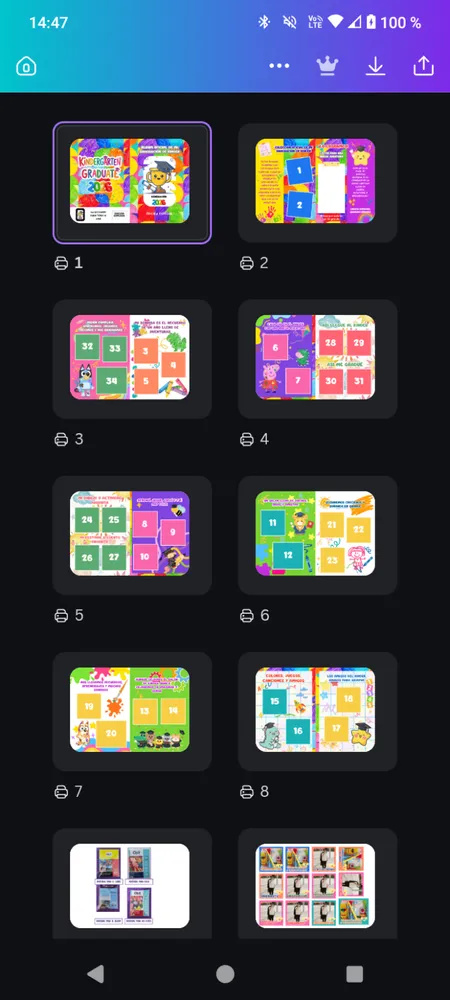 Album egresados kinder 2