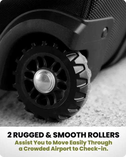 Bolsa de viaje de golf para aerolíneas con ruedas  2