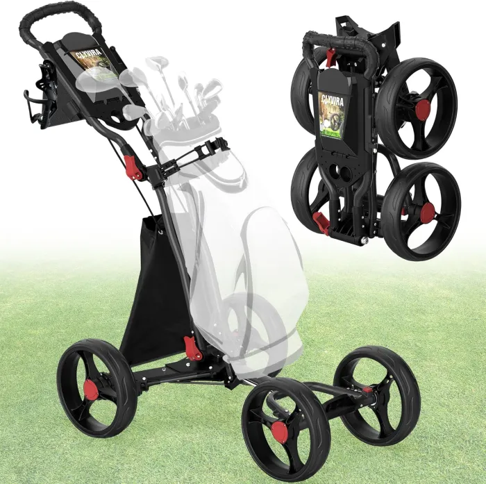Golf Carro Manual 4 Ruedas Super Liviano Plegable