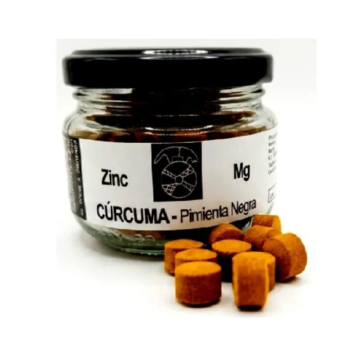 Cúrcuma-pimienta negra-Zn; 120 comprimidos 650 MG