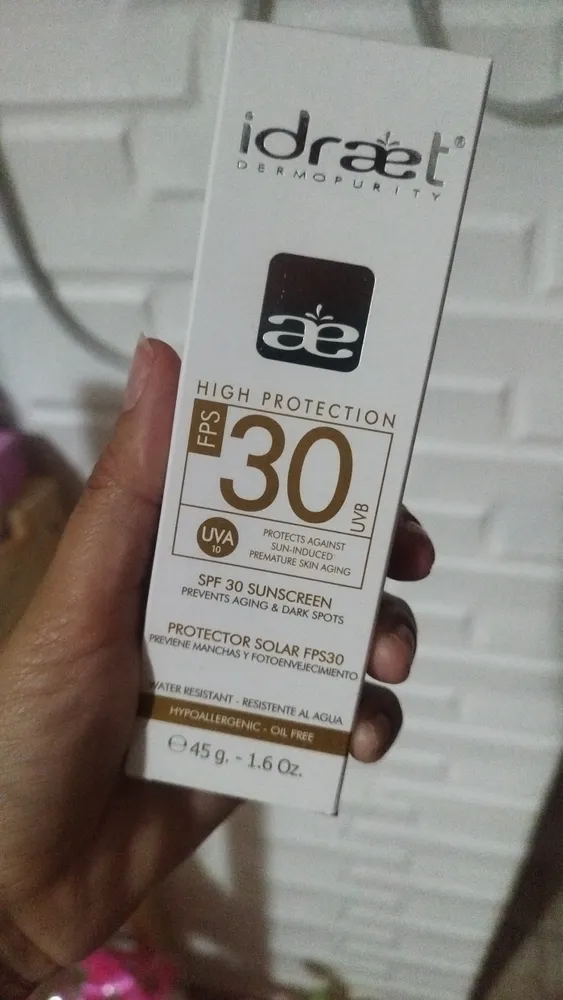 Protector Solar Idraet FPS 30 