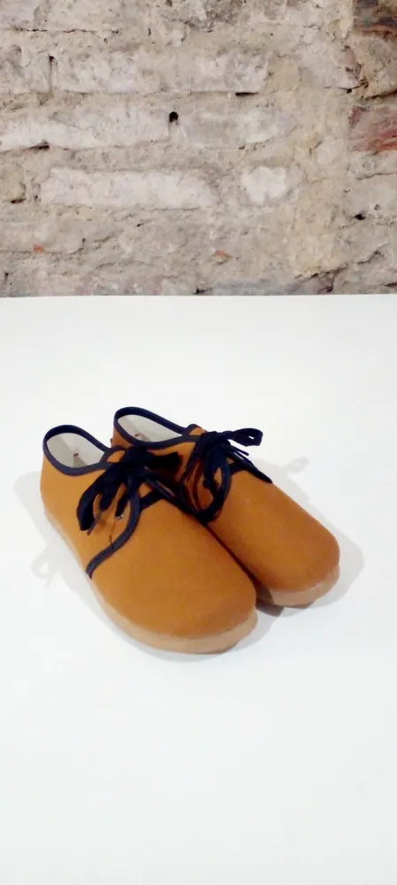 Alpargatas con cordones color Marrón 