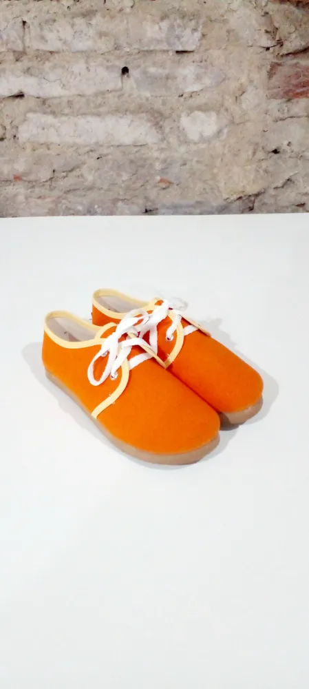 Alpargatas con cordones Naranja y maiz