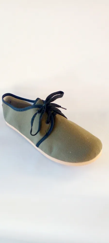 Alpargatas con cordones color Verde