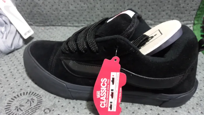 Vans Knu Skool Triple Black — Calidad G5 2
