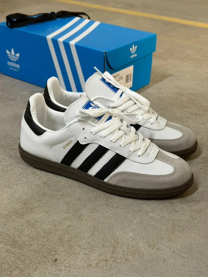 Adidas Samba OG White Black — Calidad G5