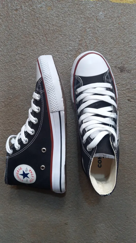 Converse All Star Botita High Black — Calidad G5