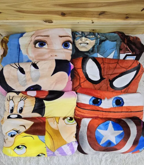 Mantas Disney sin corderito 1 plaza