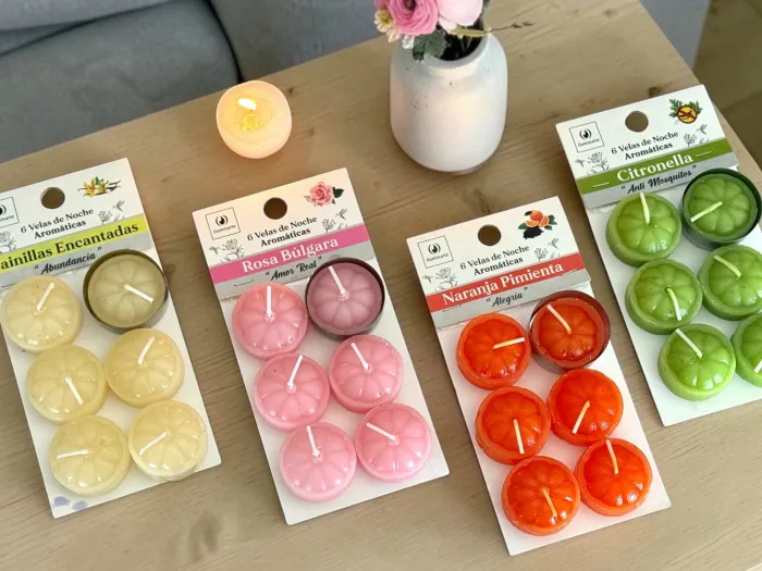 Velas de Noche Aromáticas Iluminarte x6