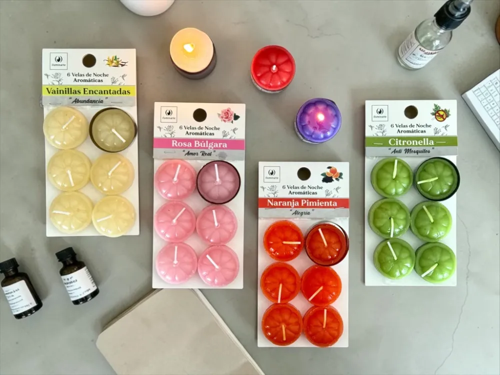 Velas de Noche Aromáticas Iluminarte x6 2