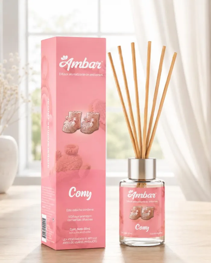 Difusor Aromático Ámbar 60mL