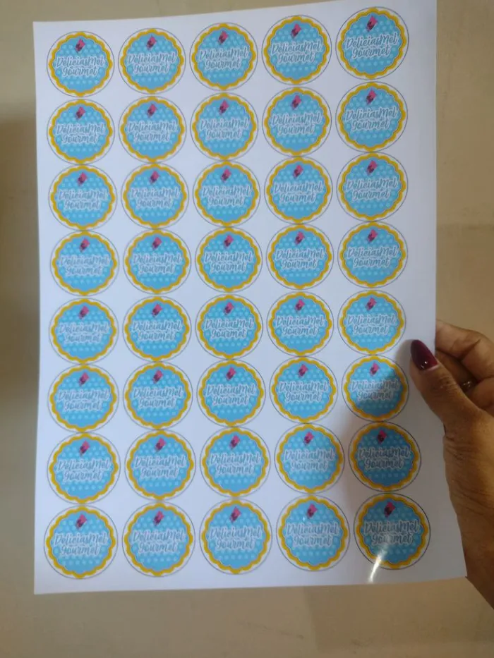 Plancha A4 papel autoadhesivo