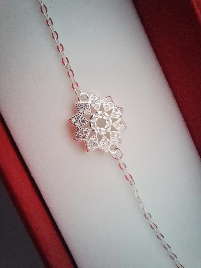 Pulsera sol de plata