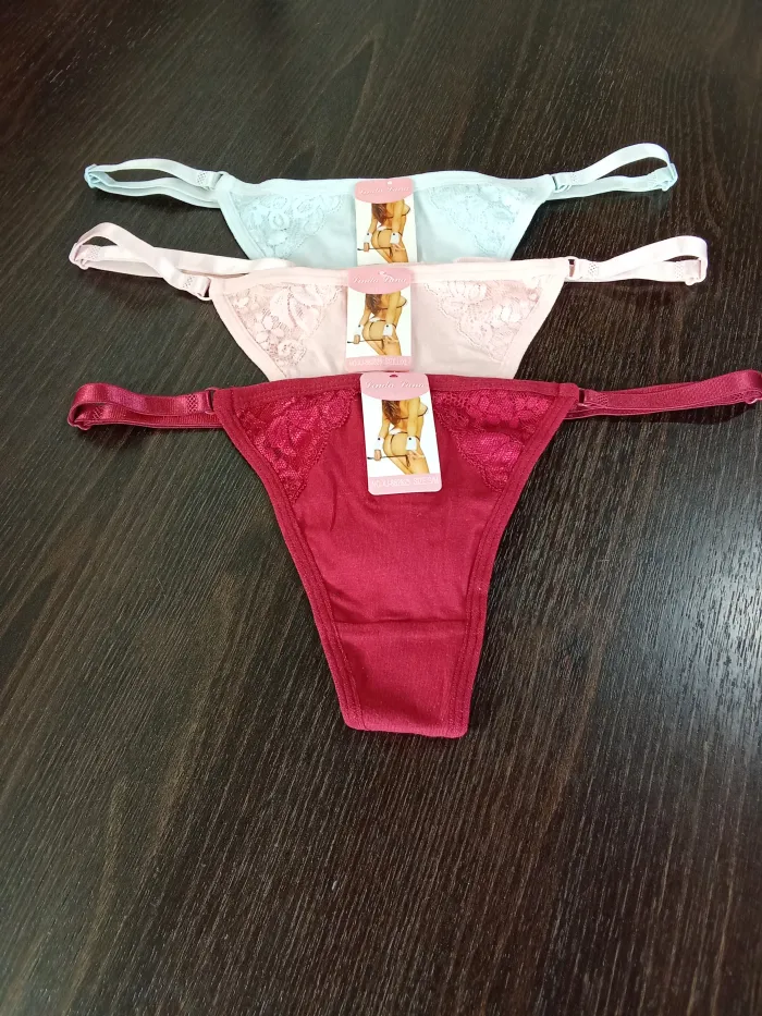 Cola Less Algodón y encaje - Comodidad con Detalle