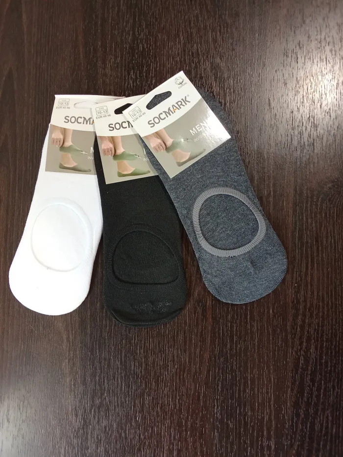 Soquetes Hombre - SocMark, Men's Invisibles Socks.