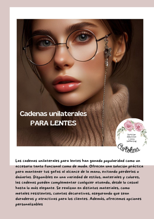 Cadena unilateral para lentes