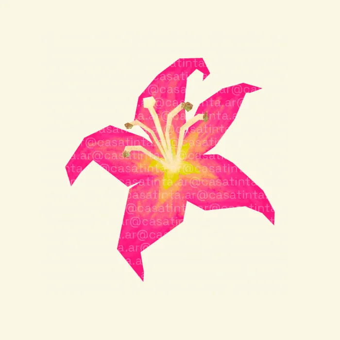 sticker Lilly flor