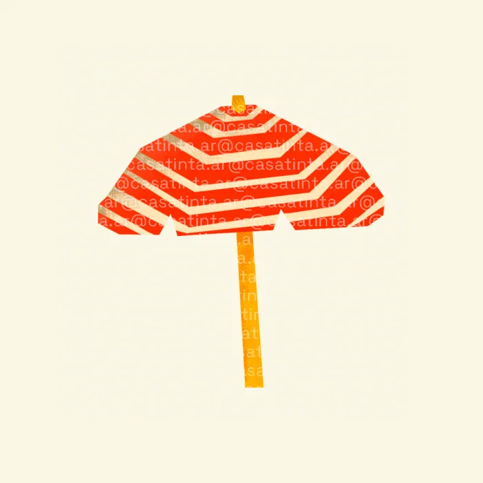 sticker Sombrilla MDQ