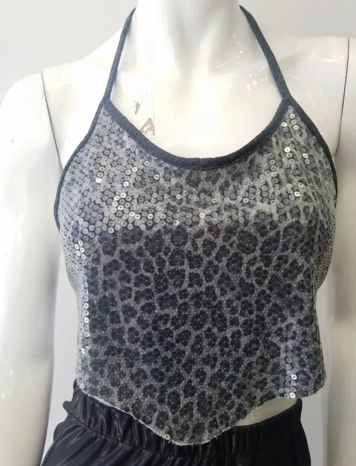 Top Animal Print Lentejuelas "Maddy" 