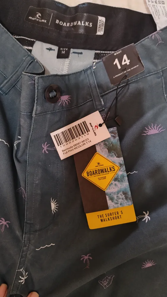 Bermuda rip curl niño talla 14 2