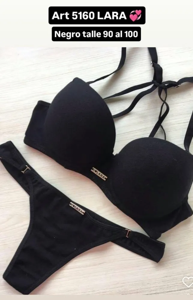 CONJUNTO LARA T:100 color: Negro 2